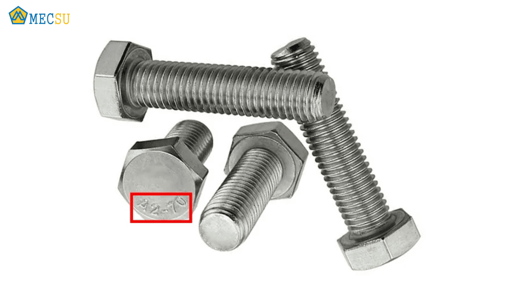 Ký hiệu đầu bu lông tương đương inox SUS 304 